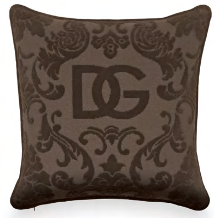 DG LOGO COTTON OUTDOOR CUSHION Cushions Dolce&Gabbana   