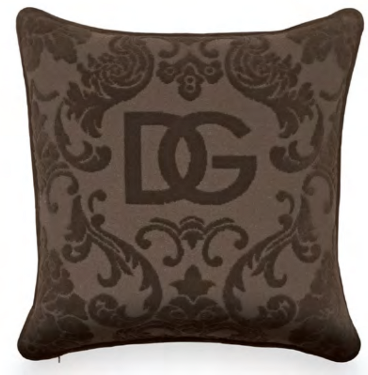 DG LOGO COTTON OUTDOOR CUSHION Cushions Dolce&Gabbana   