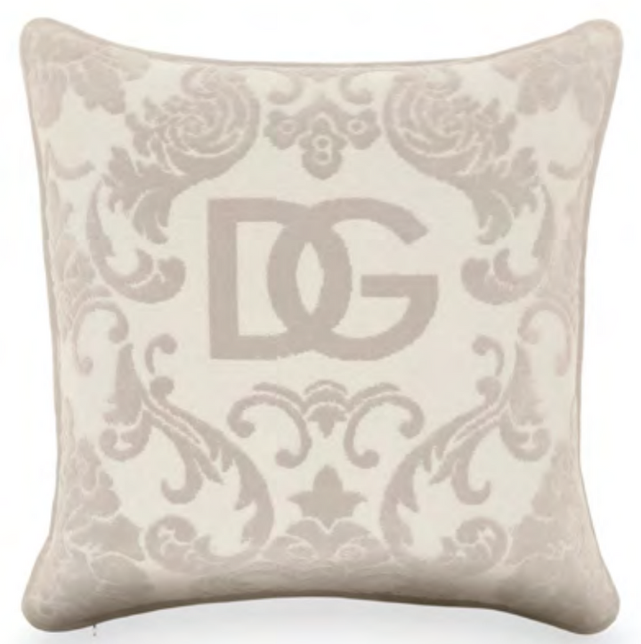 DG LOGO COTTON OUTDOOR CUSHION Cushions Dolce&Gabbana   