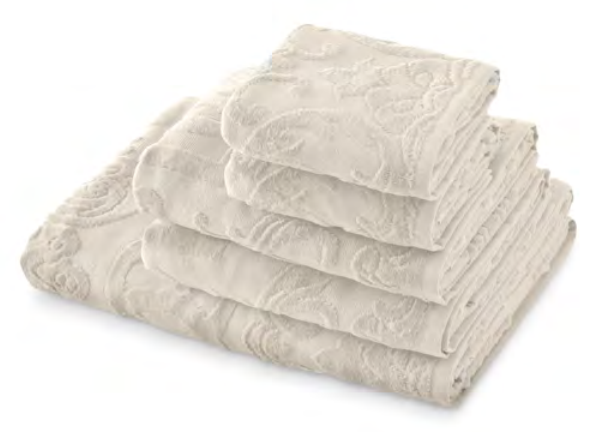 SET OF 5 DG LOGO JACQUARD TOWELS Bathroom Accessories Dolce&Gabbana   