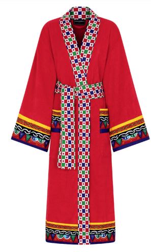 CARRETTO BANDED BATHROBE Bathroom Accessories Dolce&Gabbana   