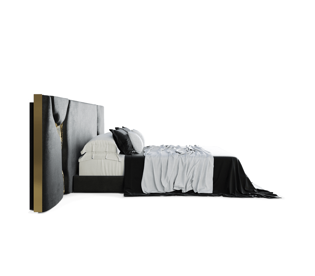 lapiaz black headboard Beds Boca Do Lobo