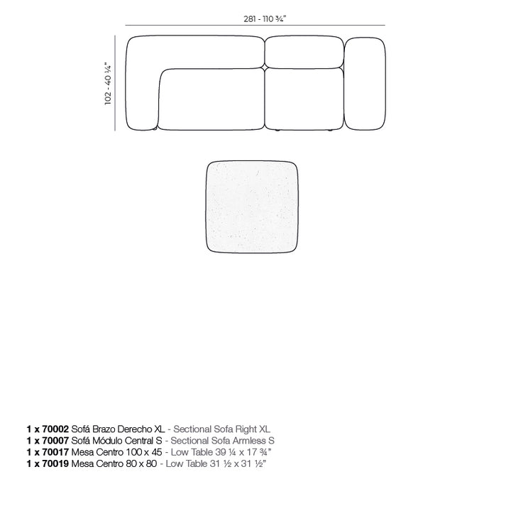 MILOS MODULAR SOFA Outdoor Vondom   