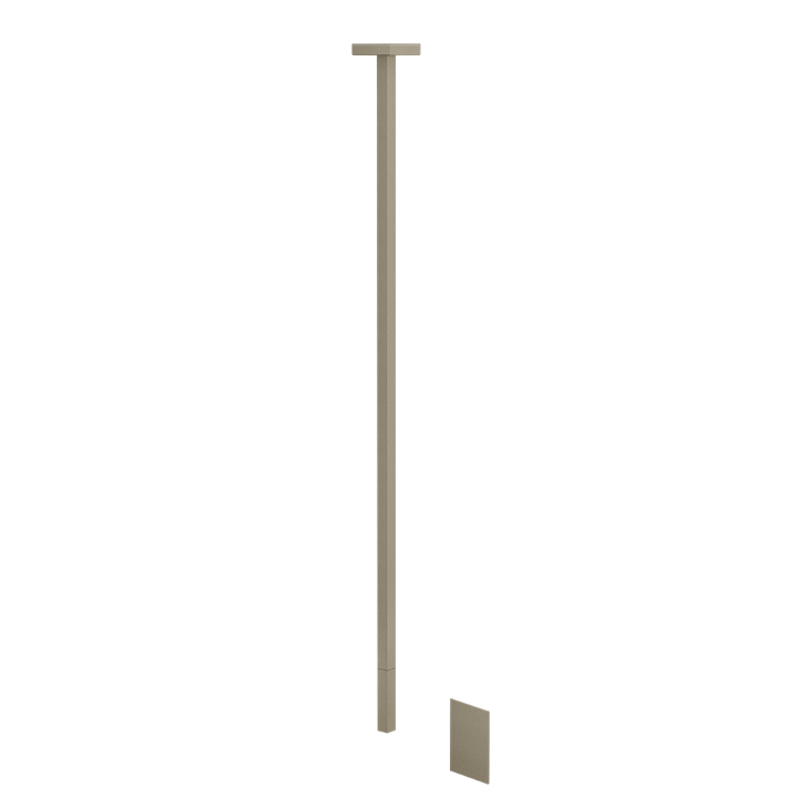 Rettangolo Ceiling Mounted Electronic Mixer - 20024 Bathroom Accessories GESSI Finox Brushed Nickel