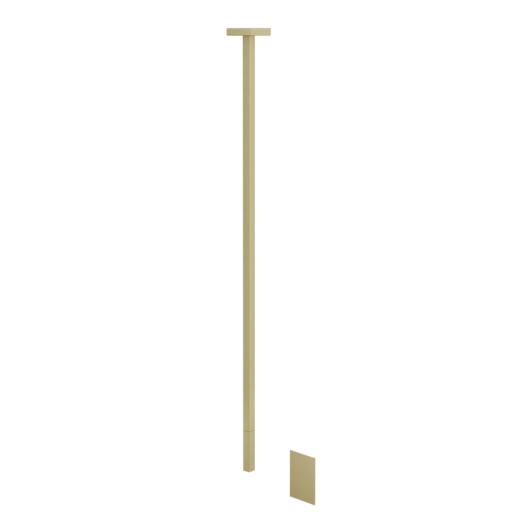 Sensor Taps External part for Ceiling-mounted Electronic mixer with temperature and wa - 20024 Built In Parts GESSI Brass Brushed PVD