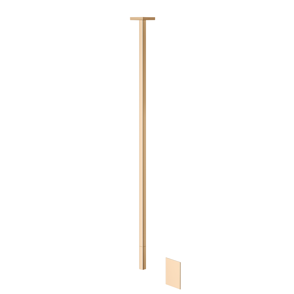 Sensor Taps External part for Ceiling-mounted Electronic mixer with temperature and wa - 20024 Built In Parts GESSI Warm Bronze PVD