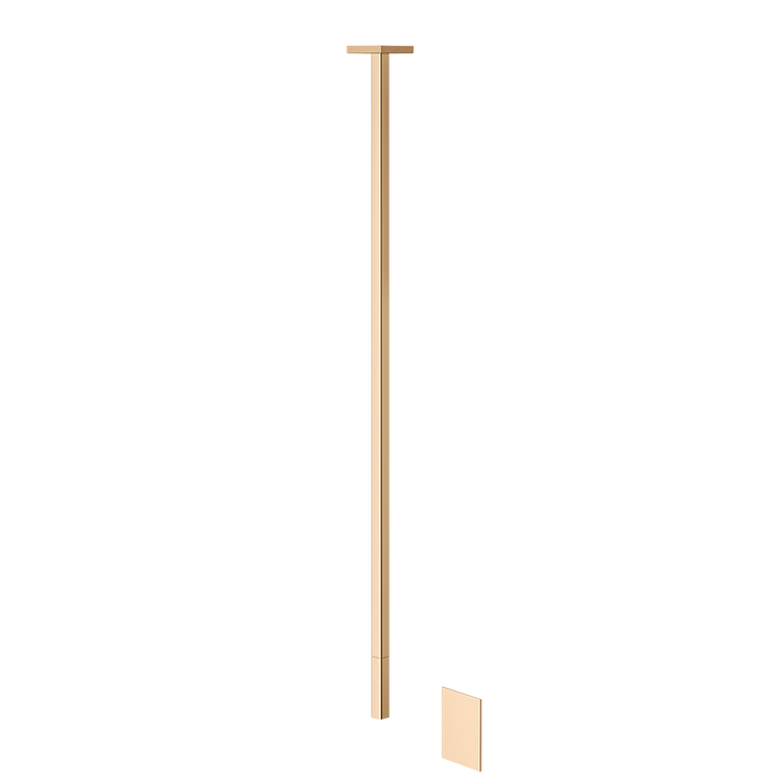 Rettangolo Ceiling Mounted Electronic Mixer - 20024 Bathroom Accessories GESSI Warm Bronze PVD