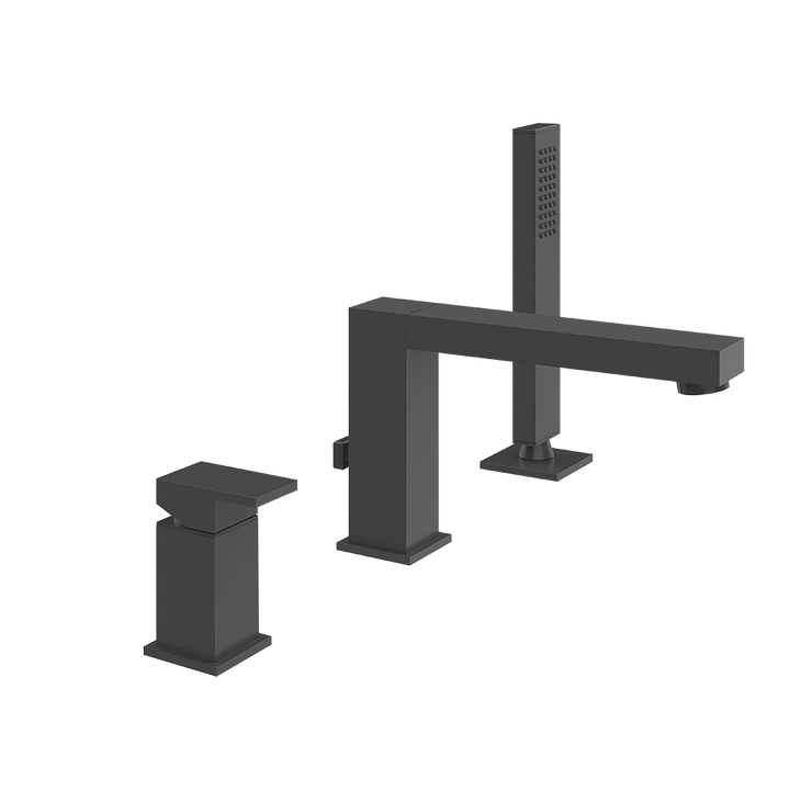 Rettangolo Three Hole Bath Mixer - 20037 Bathroom Accessories GESSI Matte Black