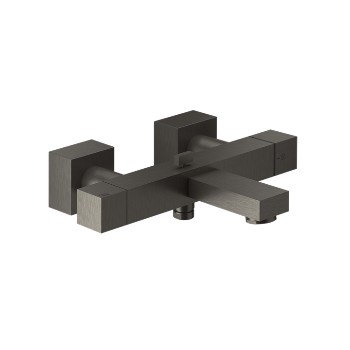 Rettangolo Bath Thermostatic Mixer - 20111 Bathroom Accessories GESSI Black Metal Brushed PVD