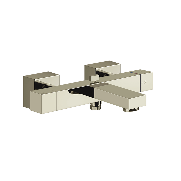 Rettangolo Bath Thermostatic Mixer - 20111 Bathroom Accessories GESSI Nickel PVD