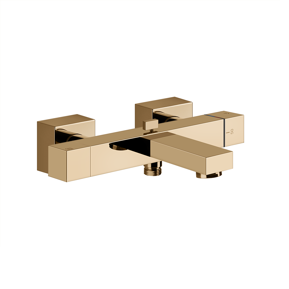 Rettangolo Bath Thermostatic Mixer - 20111 Bathroom Accessories GESSI Warm Bronze PVD