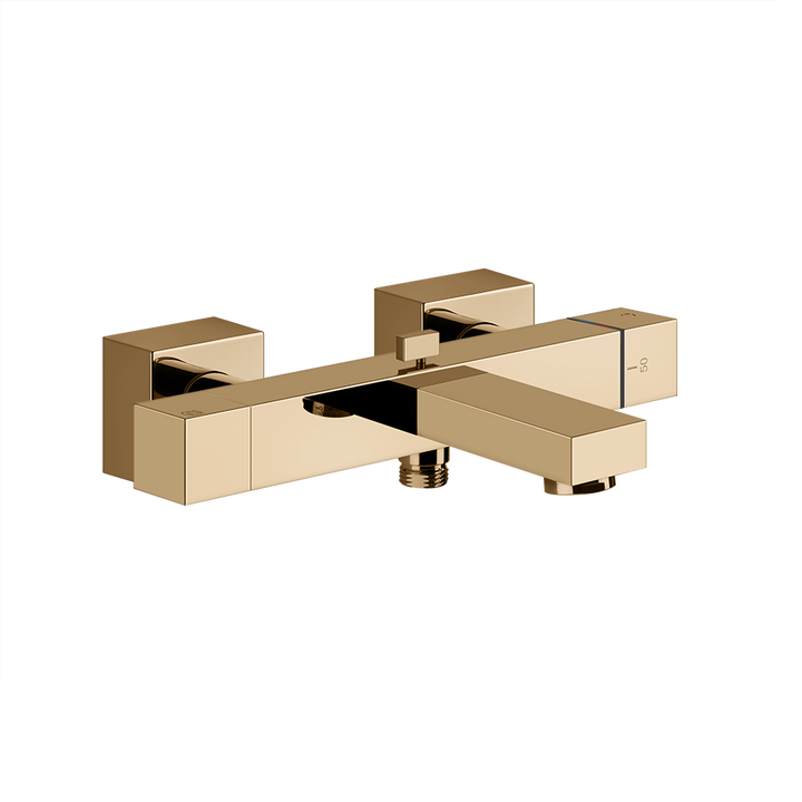 Rettangolo Bath Thermostatic Mixer - 20111 Bathroom Accessories GESSI Warm Bronze PVD