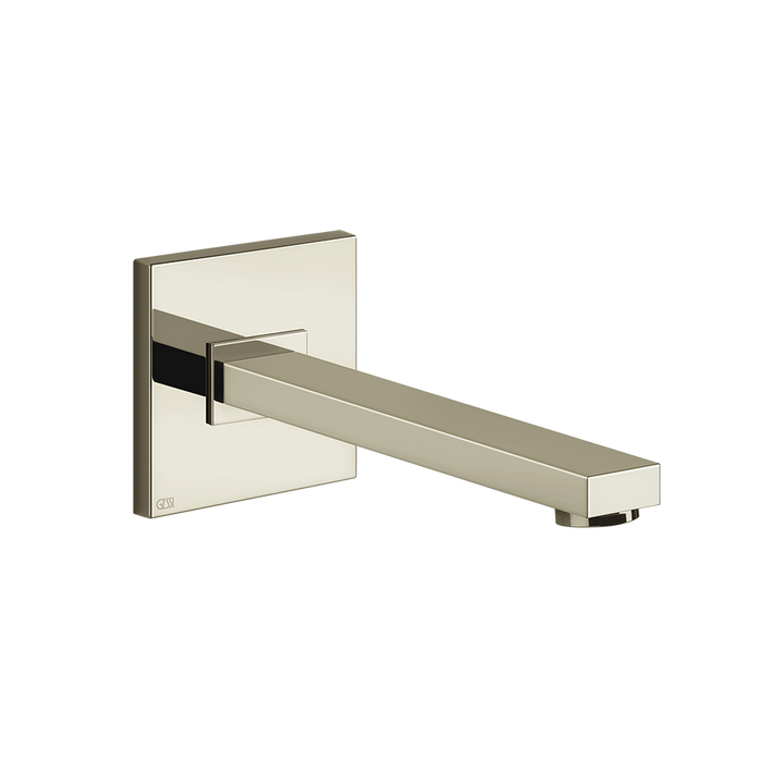 Rettangolo Wall Mounted Spout - 20114 Bathroom Accessories GESSI Nickel PVD