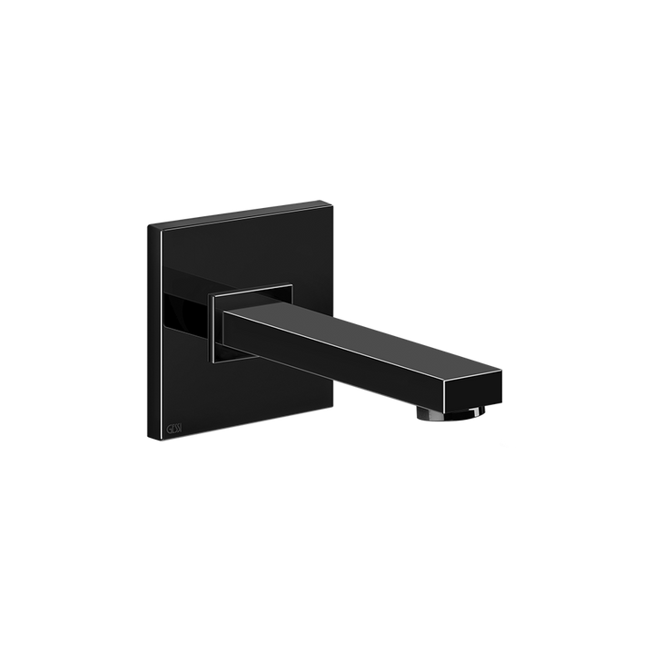 Rettangolo Wall Mounted Spout - 20118 Bathroom Accessories GESSI Black Metal PVD