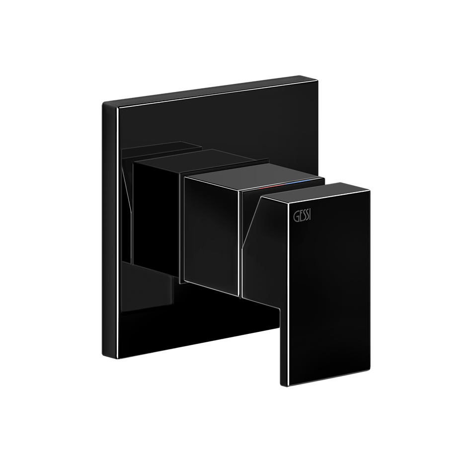 Rettangolo Parts Mixer - 20119 Bathroom Accessories GESSI Black Metal PVD