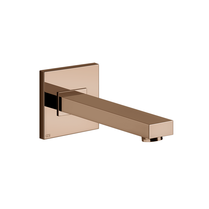 Rettangolo Bath Spout - 20120 Bathroom Accessories GESSI Copper PVD