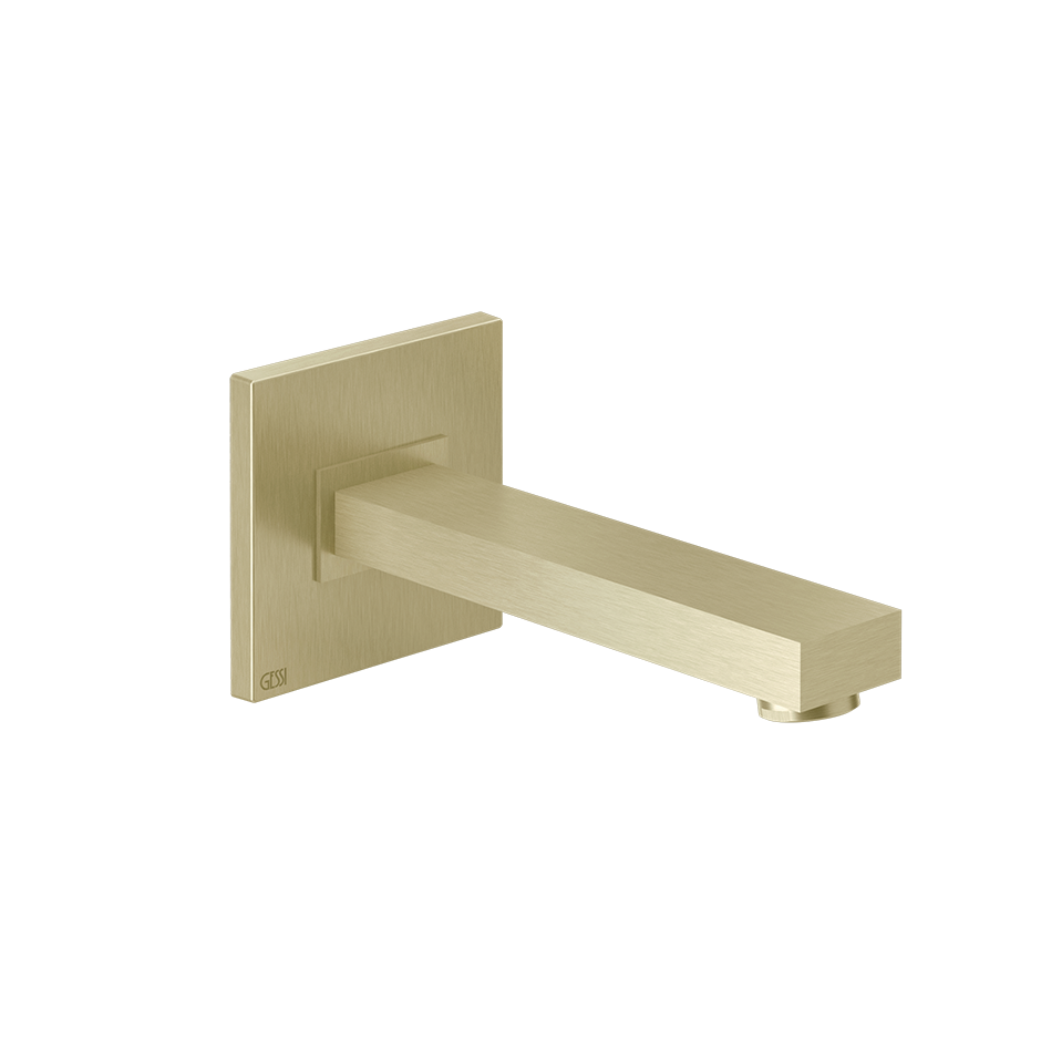 Rettangolo Bath Spout - 20120 Bathroom Accessories GESSI Brass Brushed PVD
