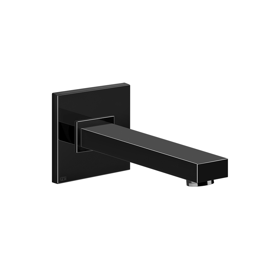 Rettangolo Bath Spout - 20121 Bathroom Accessories GESSI Black Metal PVD