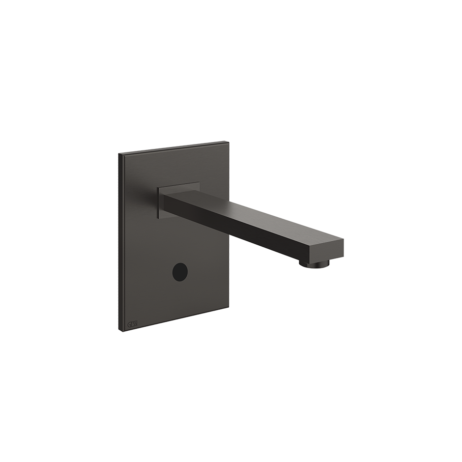 Rettangolo Electronic Mixer - 20130 Bathroom Accessories GESSI Black Metal Brushed PVD