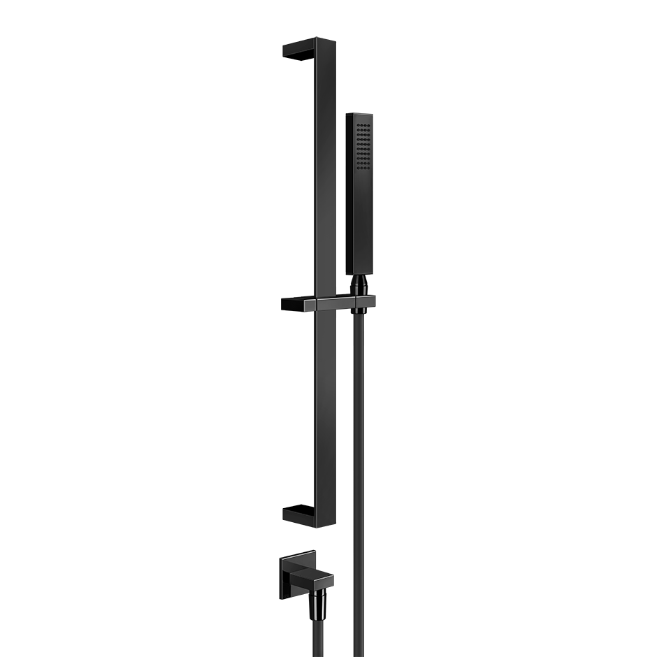 Rettangolo Sliding Rail Handshower - 20142 Showers GESSI Black Metal PVD