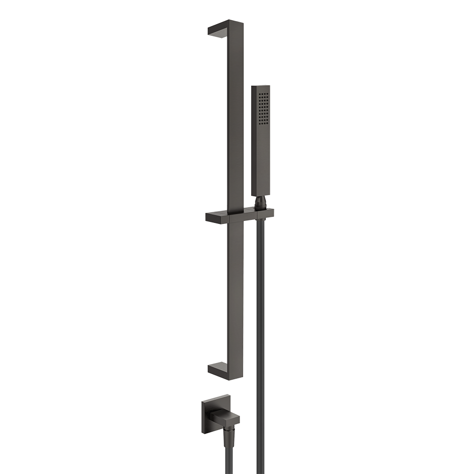 Rettangolo Sliding Rail Handshower - 20142 Showers GESSI Black Metal Brushed PVD