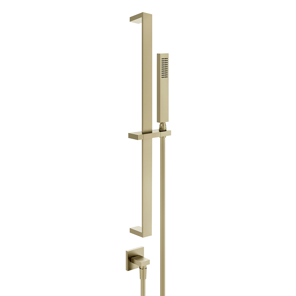Rettangolo Sliding Rail Handshower - 20142 Showers GESSI Brass Brushed PVD