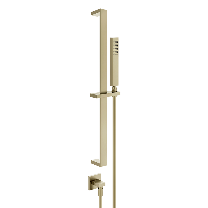 Rettangolo Sliding Rail Handshower - 20142 Showers GESSI Brass Brushed PVD