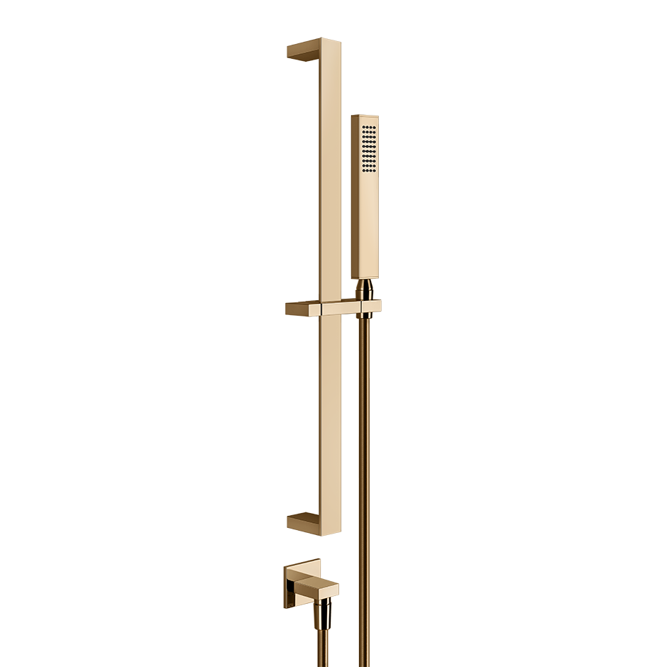 Rettangolo Sliding Rail Handshower - 20142 Showers GESSI Warm Bronze PVD