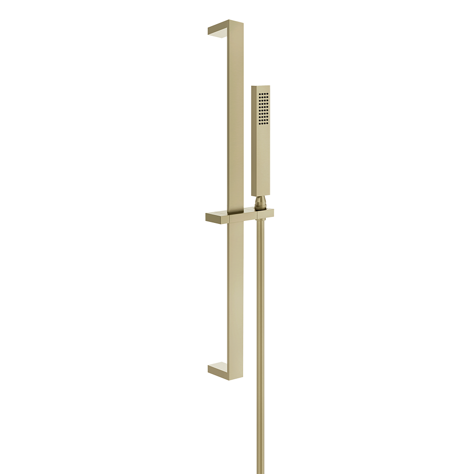 Rettangolo Sliding Rail Handshower - 20145 Showers GESSI Brass Brushed PVD