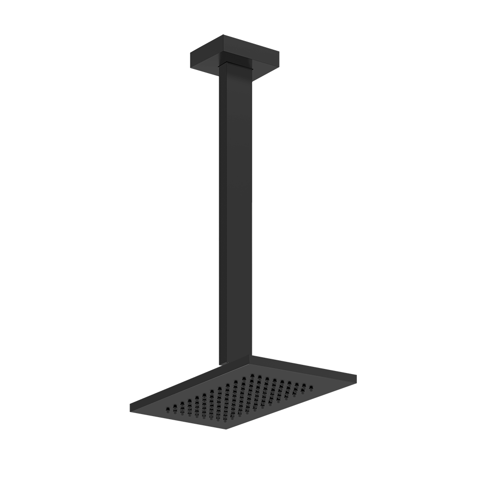Rettangolo Showerhead - 20150 Showers GESSI Matte Black