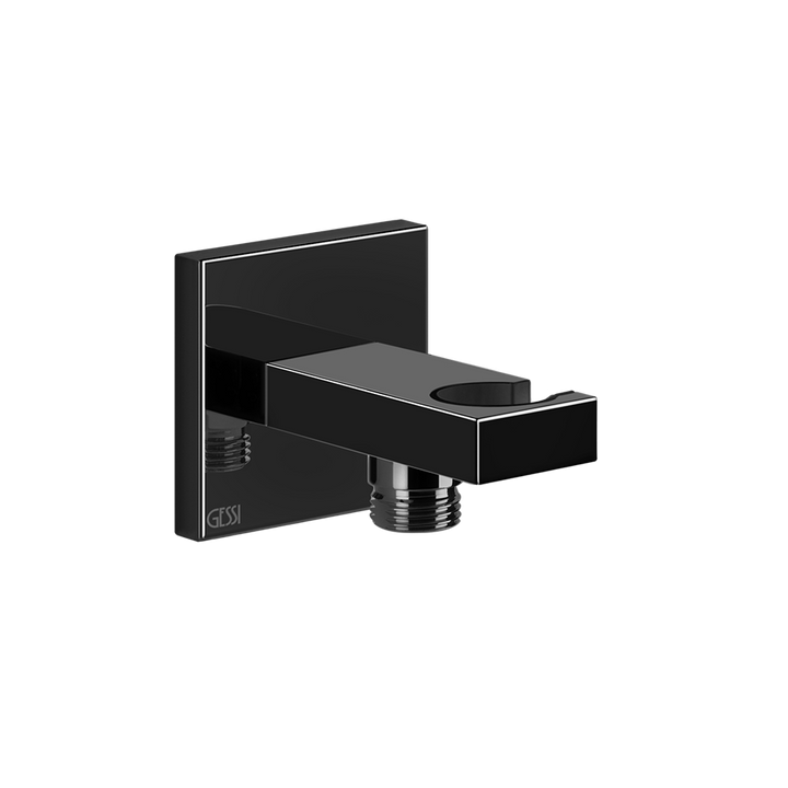 Rettangolo Water Outlet - 20161 Bathroom Accessories GESSI Black Metal PVD