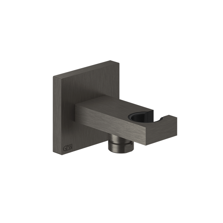Rettangolo Water Outlet - 20161 Bathroom Accessories GESSI Black Metal Brushed PVD