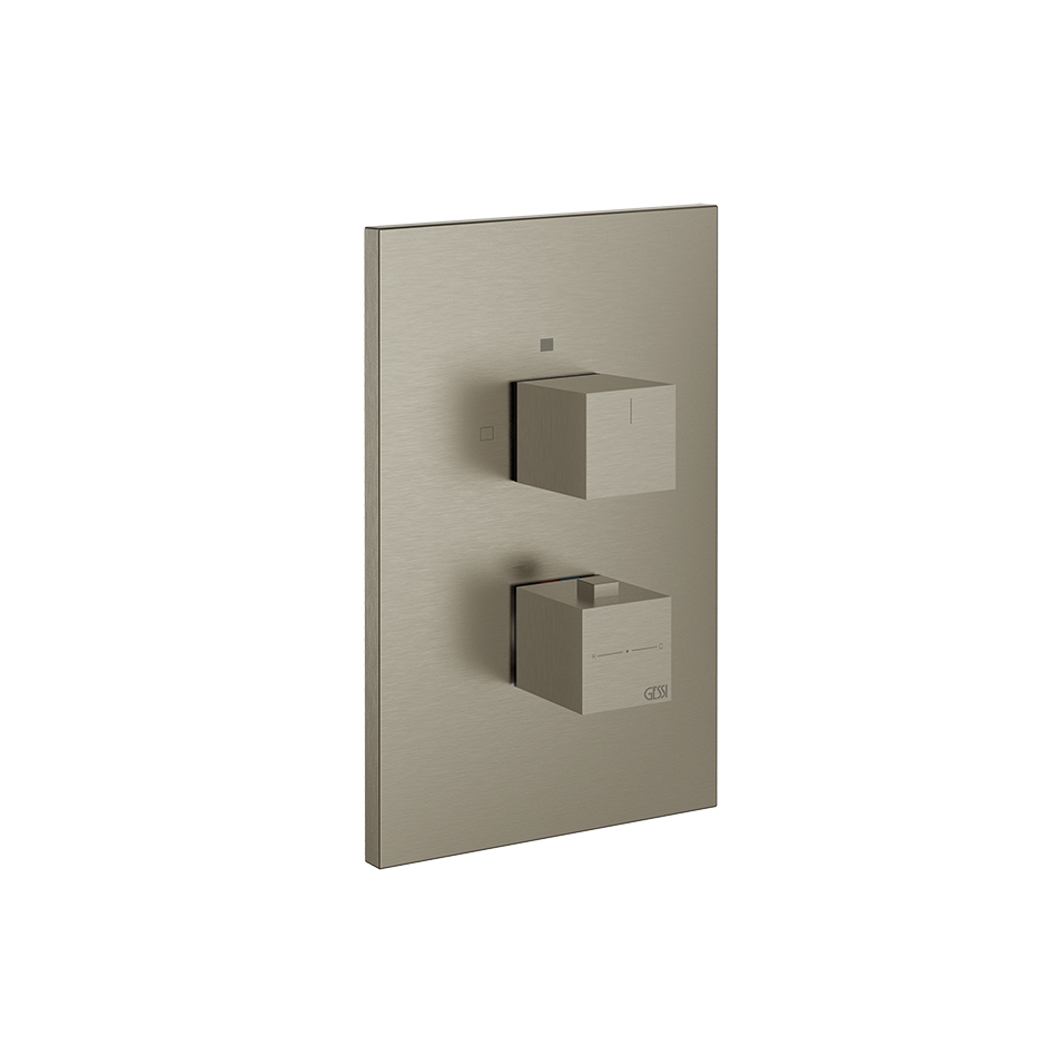 Rettangolo Shower Mixer - 20184 Bathroom Accessories GESSI Finox Brushed Nickel