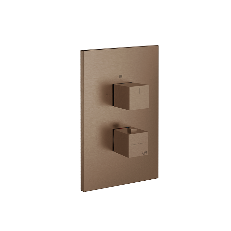 Rettangolo Shower Mixer - 20190 Bathroom Accessories GESSI Copper Brushed PVD