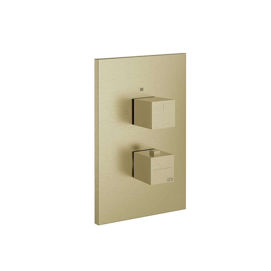 Rettangolo Shower Mixer - 20190 Bathroom Accessories GESSI Brass Brushed PVD