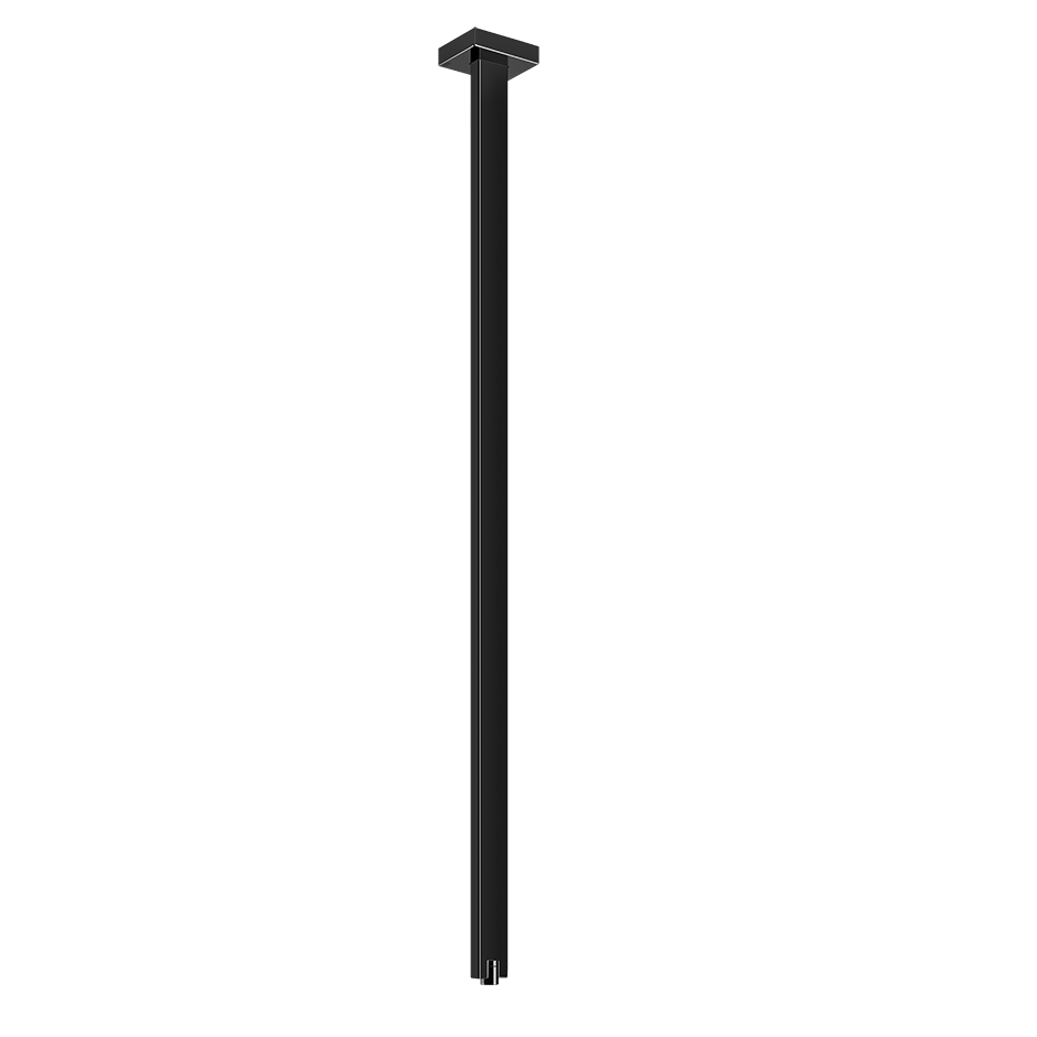 Rettangolo Ceiling Mounted Spout - 20199 Bathroom Accessories GESSI Black Metal PVD