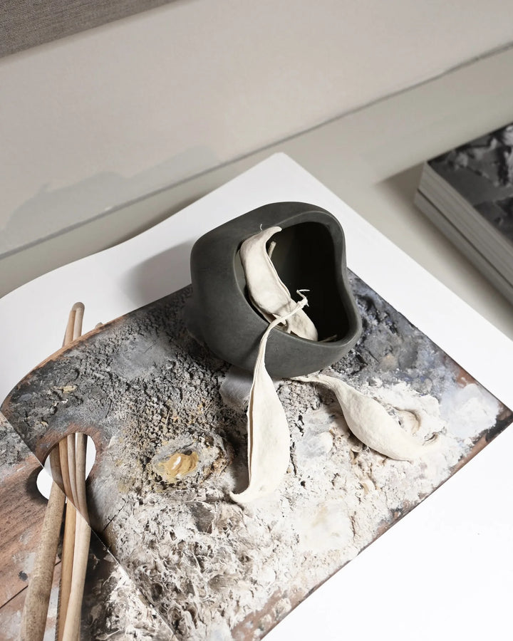 Curve Bowl, Mini - Dark Grey Decorative Bowl 101 Copenhagen   