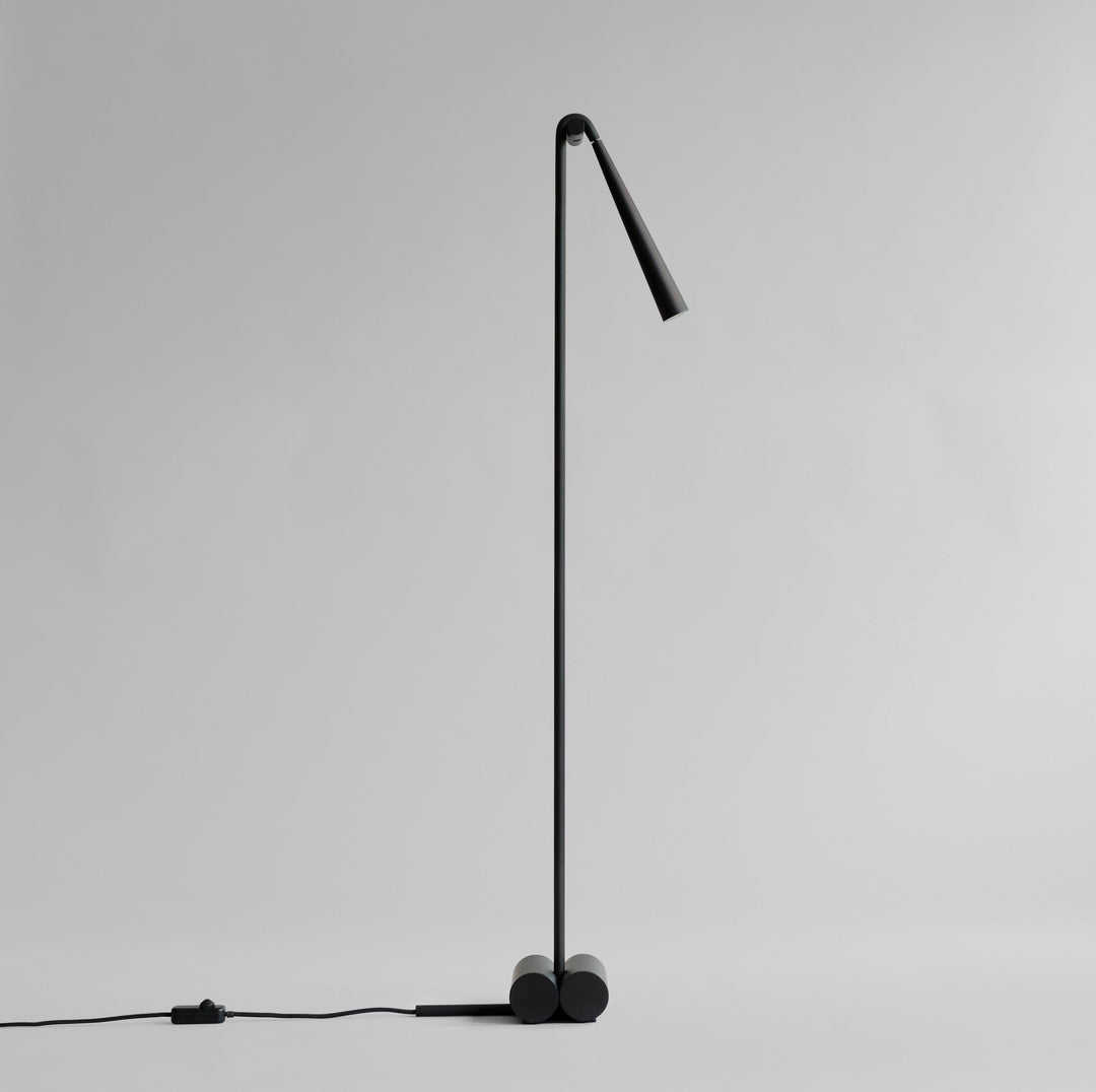 Snake Floor Lamp - Burned Black Floor Lamps 101 Copenhagen