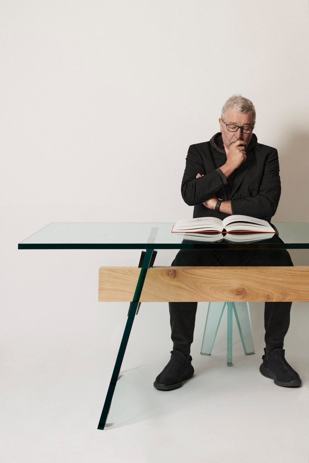 Compression Dining Table Dining Table Glas Italia   