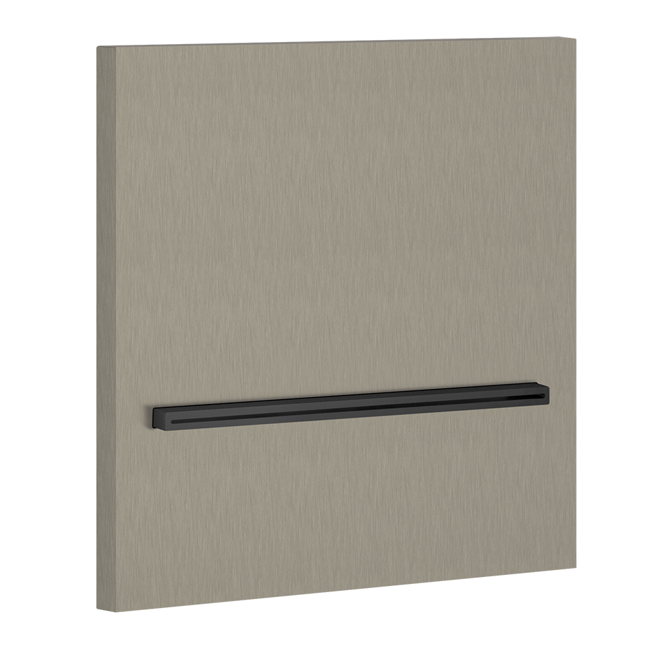 Cascade Spout With Separate Control - 20295 Showers GESSI Steel Brushed