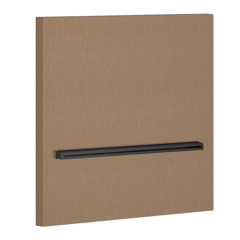 Cascade Spout With Separate Control - 20295 Showers GESSI Copper Brushed PVD