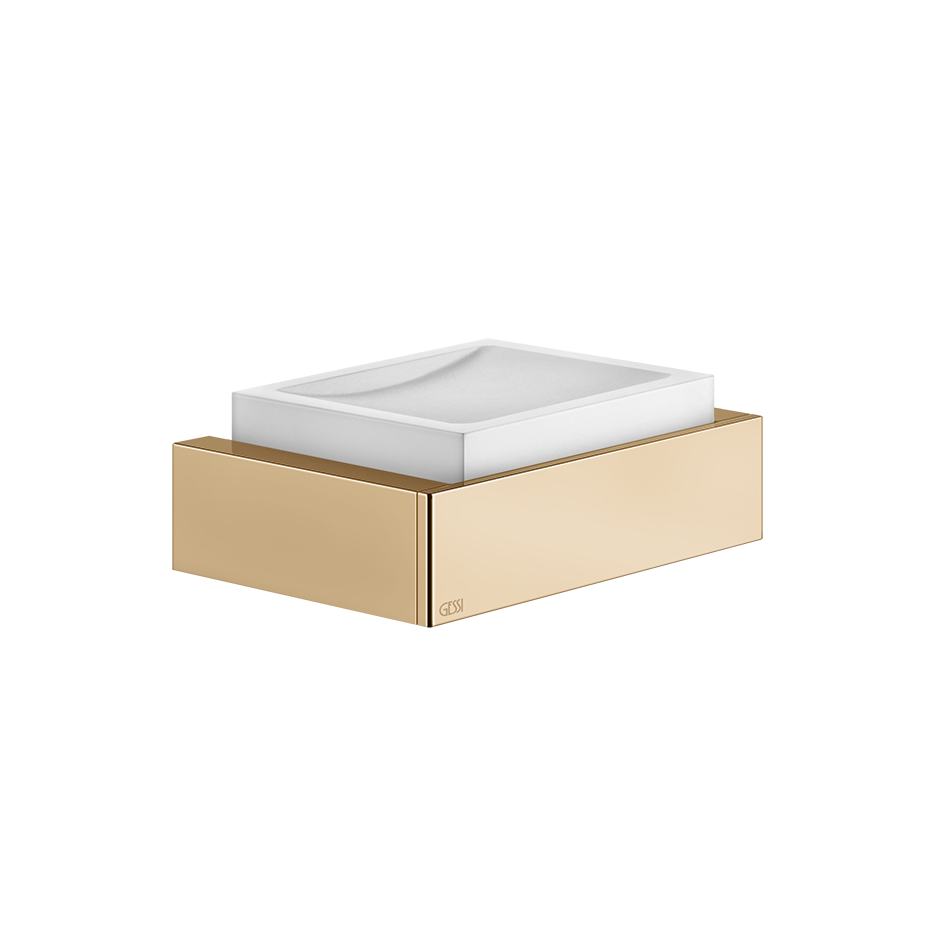 Rettangolo Soap Dish - 20801 Bathroom Accessories GESSI Warm Bronze PVD