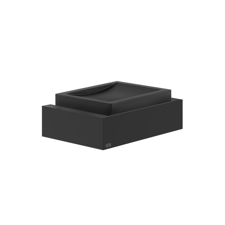 Rettangolo Soap Dish - 20802 Bathroom Accessories GESSI Matte Black