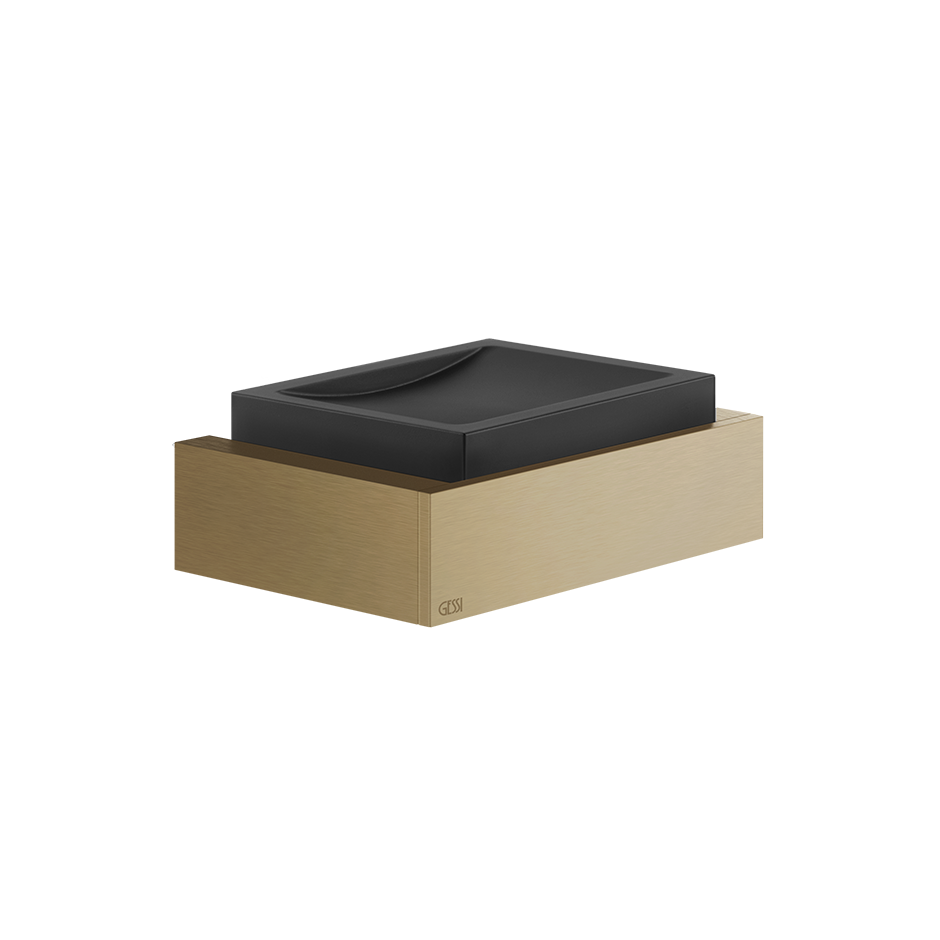 Rettangolo Soap Dish - 20802 Bathroom Accessories GESSI Warm Bronze Brushed PVD