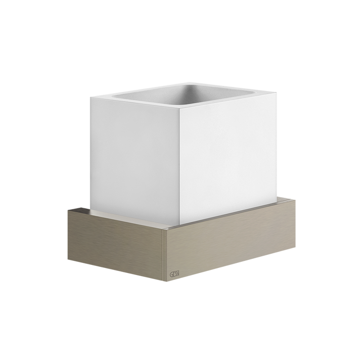 Rettangolo Wall Mounted Holder - 20807 Bathroom Accessories GESSI Finox Brushed Nickel