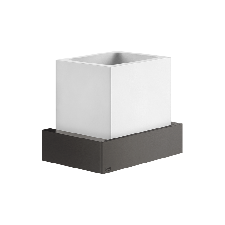 Rettangolo Wall Mounted Holder - 20807 Bathroom Accessories GESSI Black Metal Brushed PVD