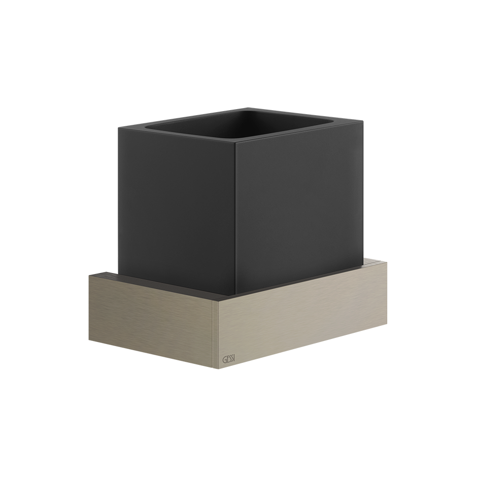 Rettangolo Wall-Mounted Holder - 20808 Bathroom Accessories GESSI Finox Brushed Nickel