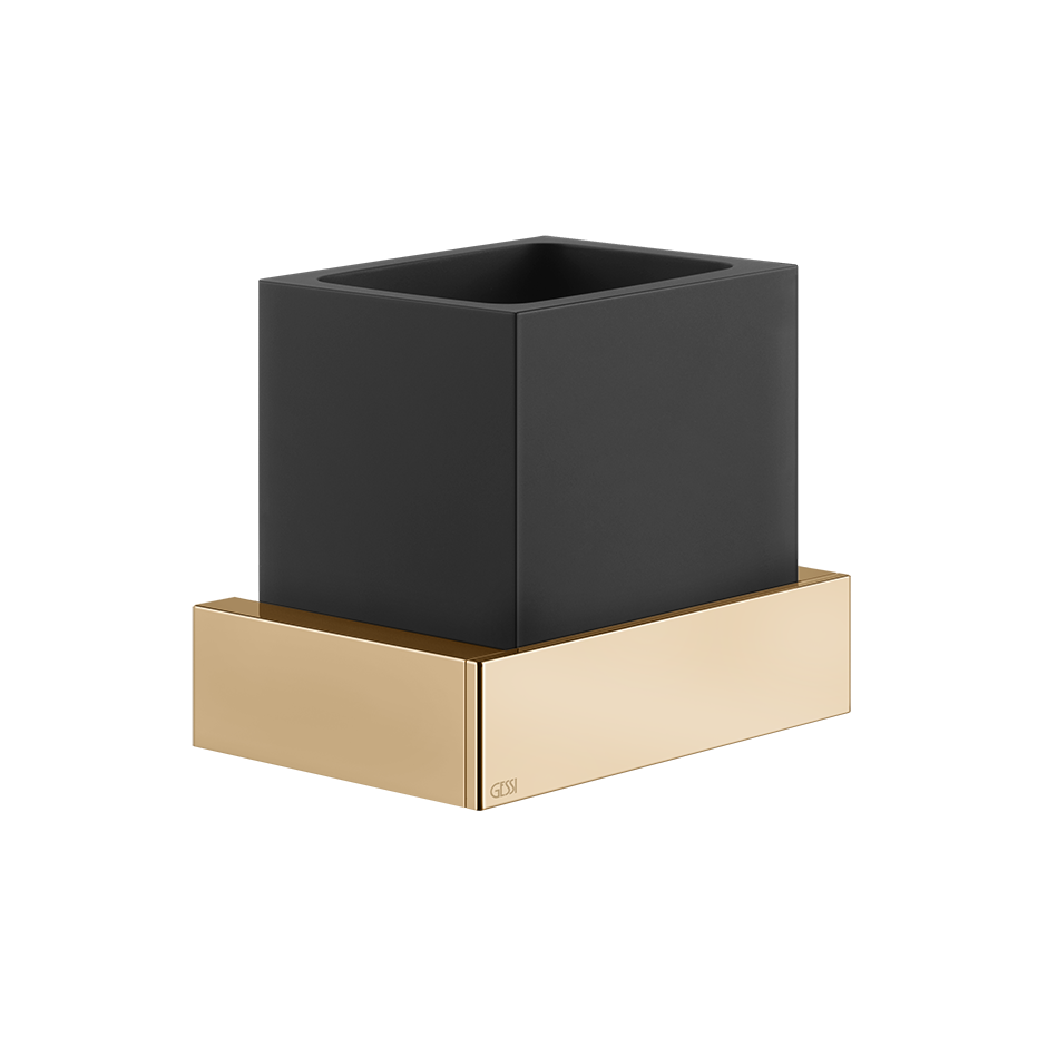 Rettangolo Wall-Mounted Holder - 20808 Bathroom Accessories GESSI Warm Bronze PVD