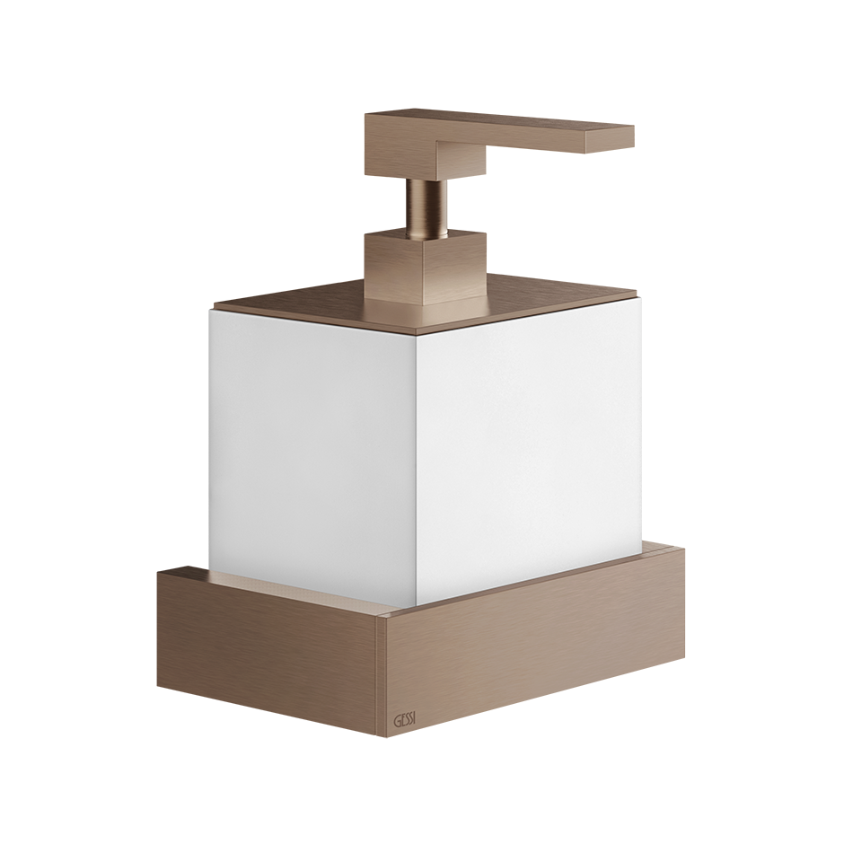 Rettangolo Soap Dispenser - 20813 Bathroom Accessories GESSI Copper Brushed PVD