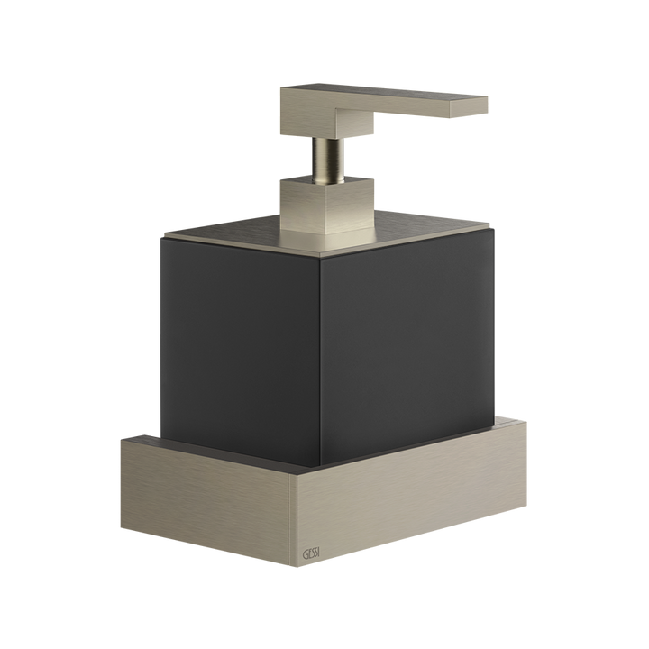 Rettangolo Soap Dispenser - 20814 Bathroom Accessories GESSI Finox Brushed Nickel
